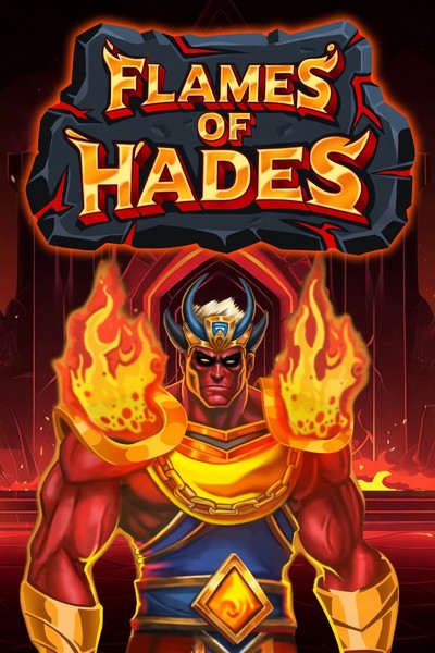Omslag til spilleautomaten Flames of Hades i lobbyen hos Casinova Casino