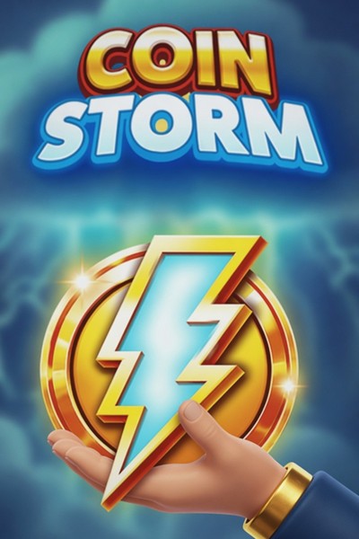 Omslag til spilleautomaten Coin Storm hos Casinova Casino