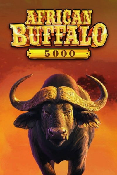 Omslag til spillet African Buffalo 5000 i lobbyen hos Betrepublic Casino